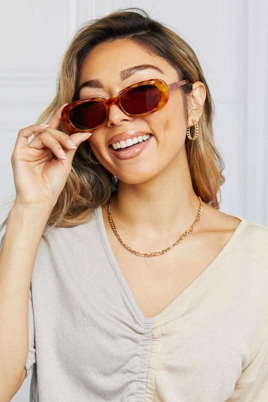 Oval Full Rim Sunglasses in - photo