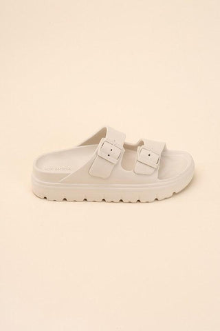 CAIRO Buckle Strap Slides - SwagglyLife Home & Fashion