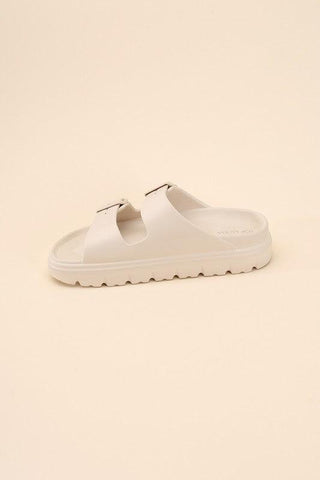 CAIRO Buckle Strap Slides - SwagglyLife Home & Fashion