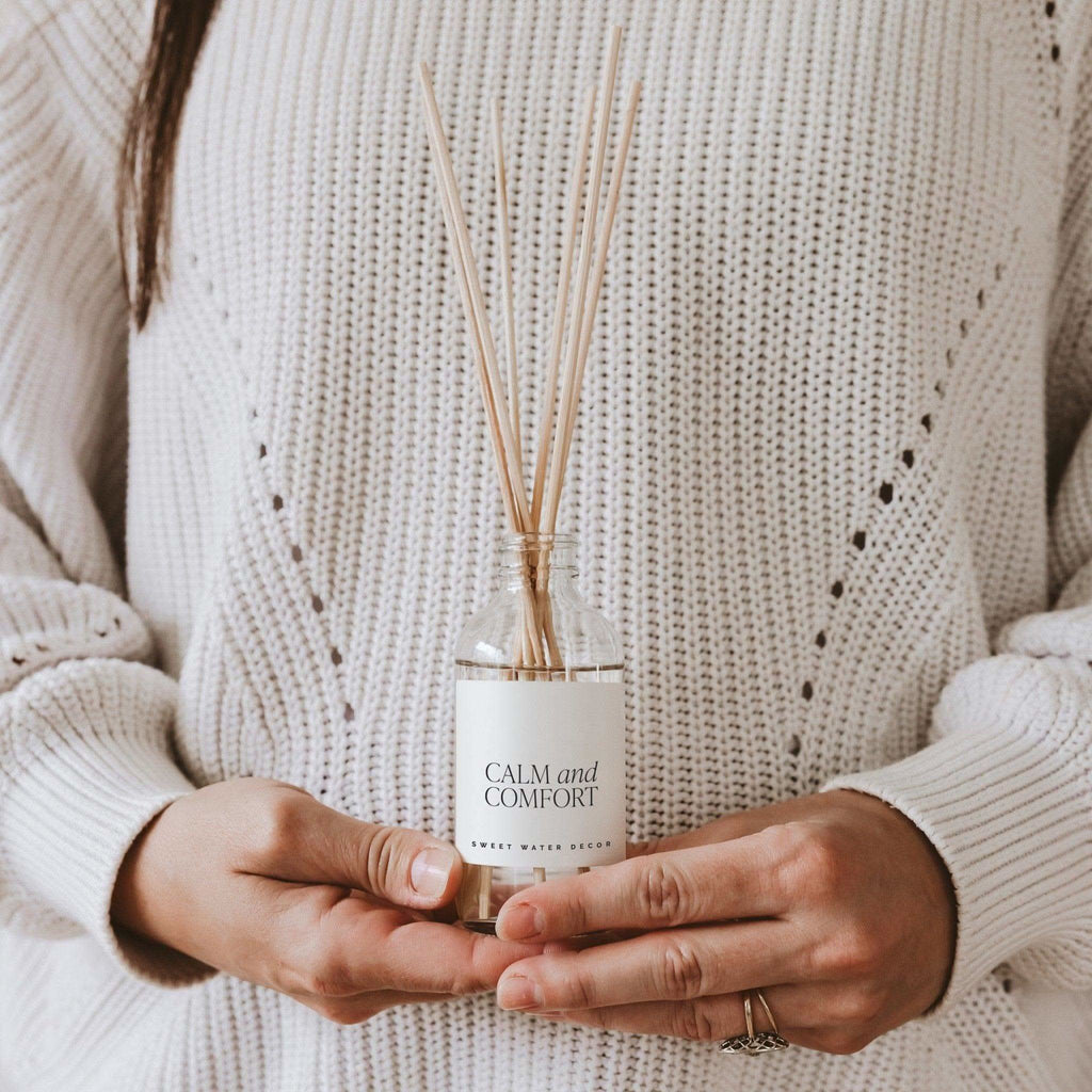 Calm and Comfort Clear Reed Diffuser - SwagglyLife Home & Fashion