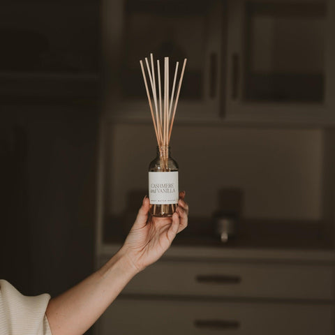 Cashmere and Vanilla Clear Reed Diffuser - SwagglyLife Home & Fashion