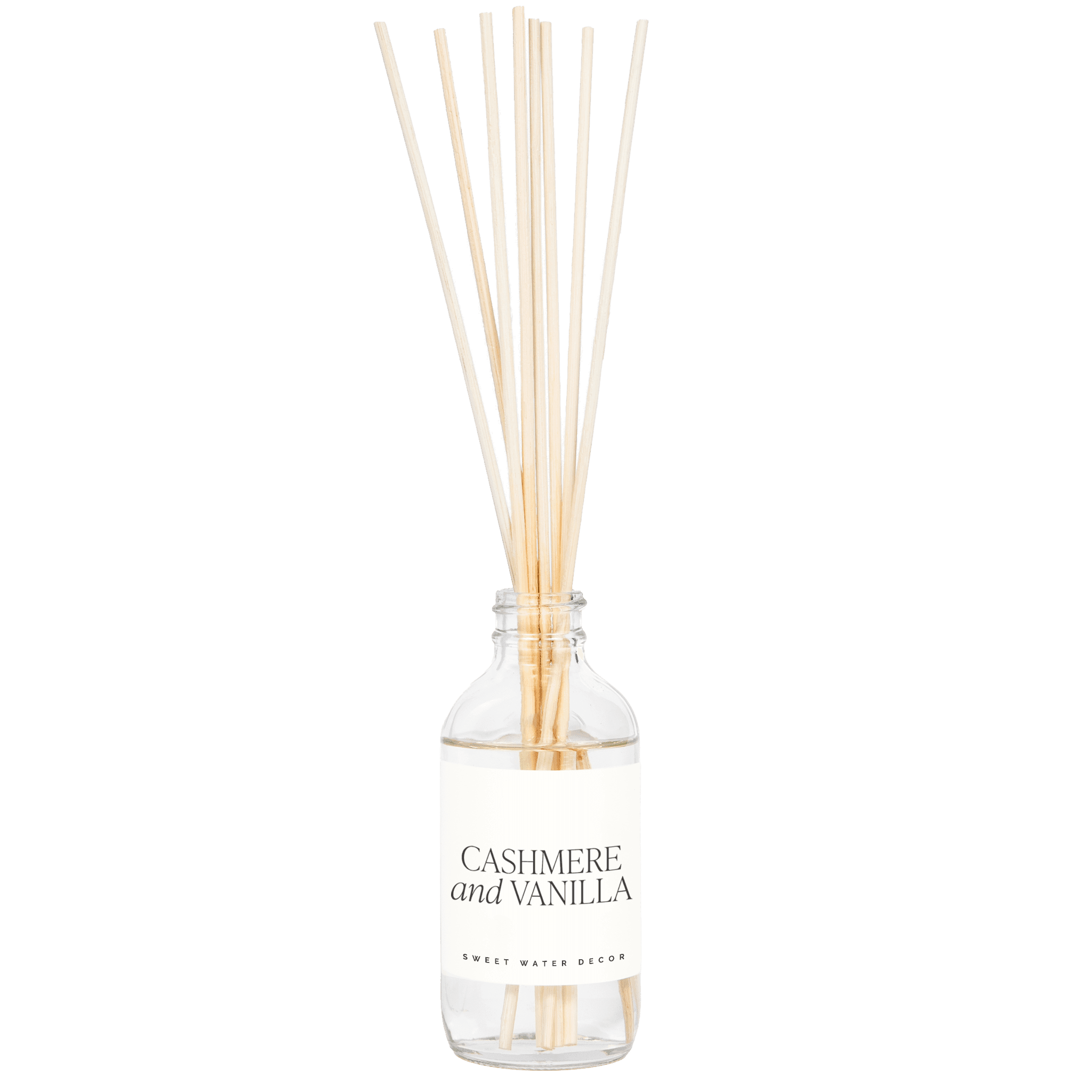 Cashmere and Vanilla Clear Reed Diffuser - SwagglyLife Home & Fashion