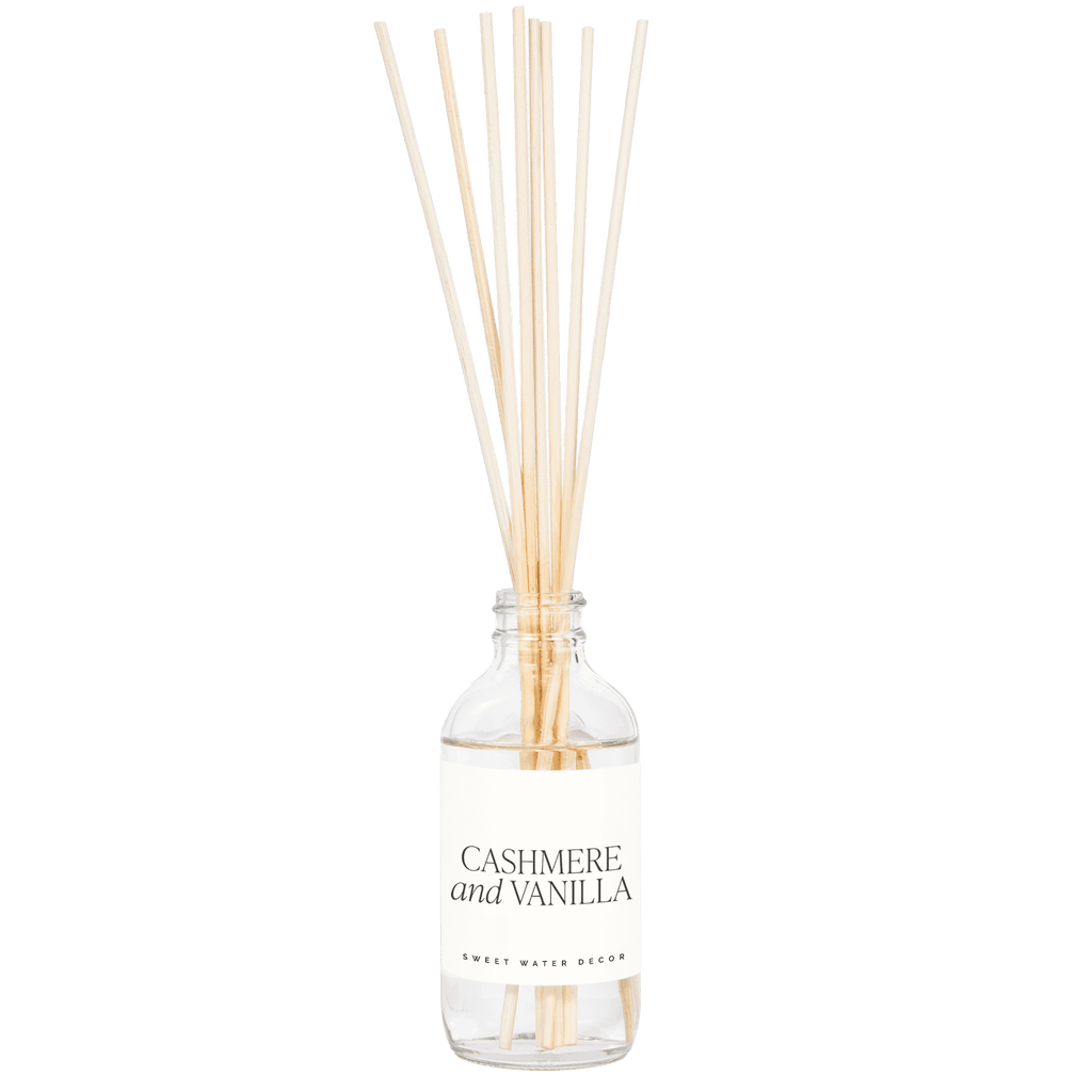 Cashmere and Vanilla Clear Reed Diffuser - SwagglyLife Home & Fashion