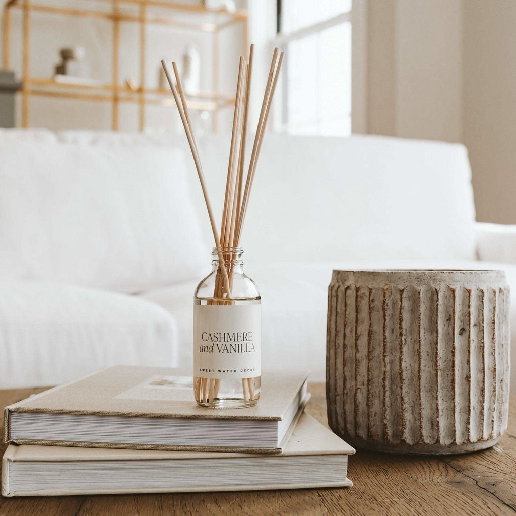 Cashmere and Vanilla Clear Reed Diffuser - SwagglyLife Home & Fashion