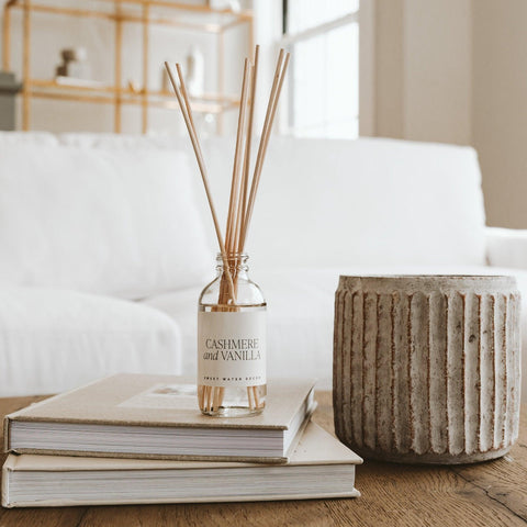 Cashmere and Vanilla Clear Reed Diffuser - SwagglyLife Home & Fashion