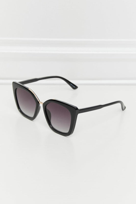 Cat Eye Full Rim Polycarbonate Sunglasses - SwagglyLife Home & Fashion