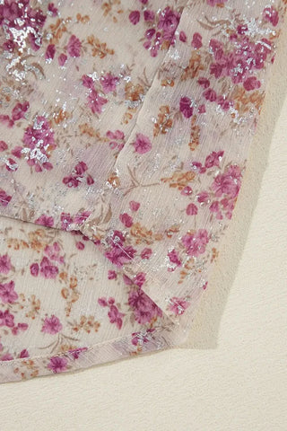 Printed Collared Neck Long Sleeve Shirt - SwagglyLife Home & Fashion