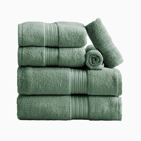 Cotton Terry Bath Towel Set - Cooper Collection - SwagglyLife Home & Fashion