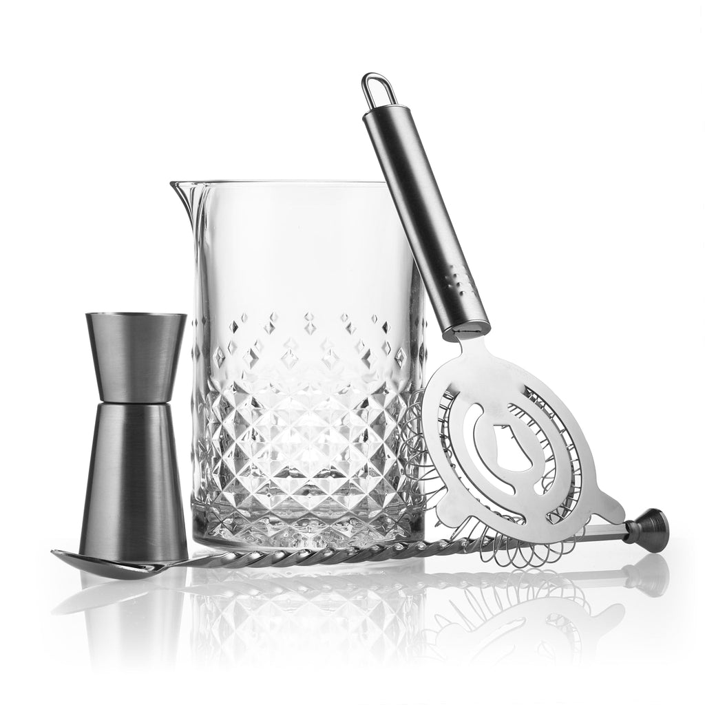Libbey Classic Cocktail Carats 4 Piece Bar Mixing Set in - Cocktails and Spirits photo