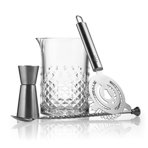 Libbey Classic Cocktail Carats 4 Piece Bar Mixing Set in - Cocktails and Spirits photo