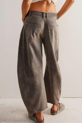 Stacy Wide Leg Jeans with Pockets