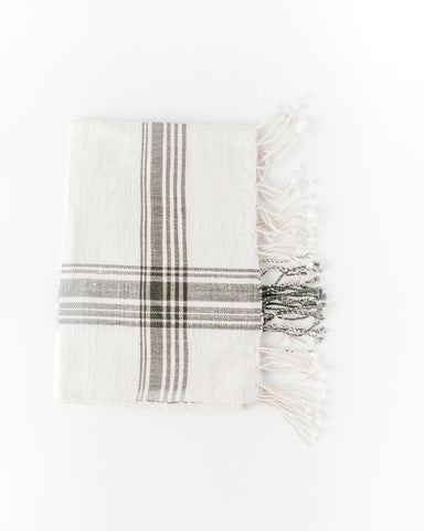 Cabin Hatch Cotton Hand Towel in Grey - Kitchen Towels photo