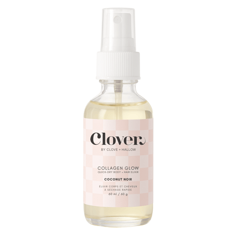 Collagen Glow Quick-Dry Body + Hair Elixir in Coconut Noir - Skincare photo