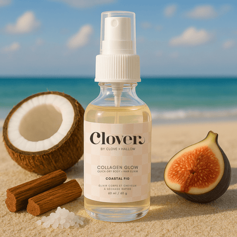 Collagen Glow Quick-Dry Body + Hair Elixir in - Skincare photo