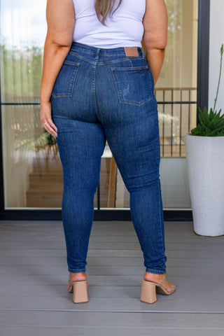 Cora High Rise Control Top Skinny Jeans - SwagglyLife Home & Fashion