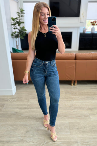 Cora High Rise Control Top Skinny Jeans - SwagglyLife Home & Fashion