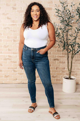 Cora High Rise Control Top Skinny Jeans - SwagglyLife Home & Fashion
