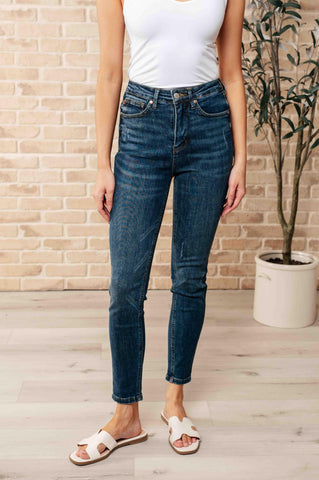 Cora High Rise Control Top Skinny Jeans - SwagglyLife Home & Fashion