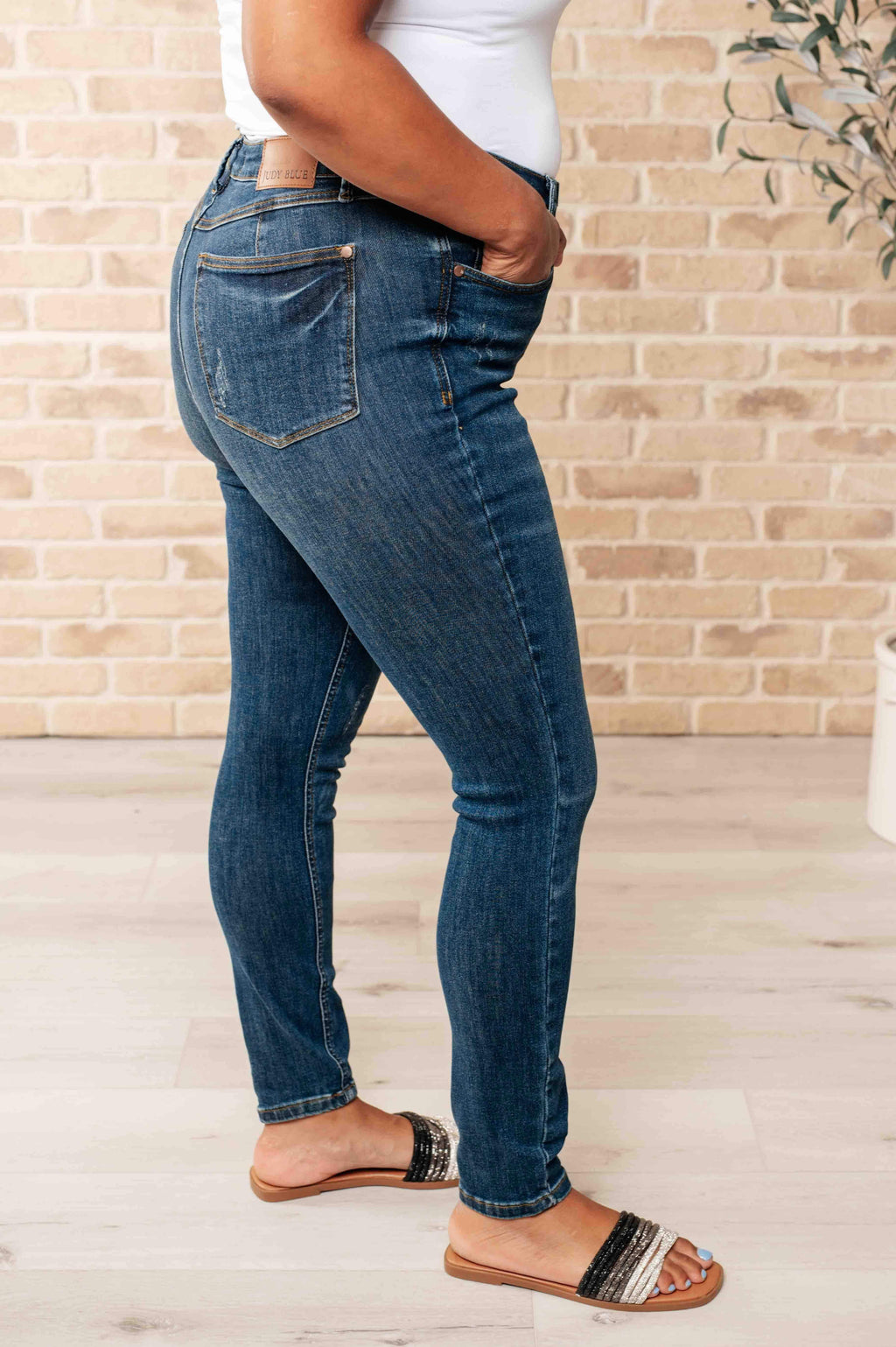 Cora High Rise Control Top Skinny Jeans - SwagglyLife Home & Fashion