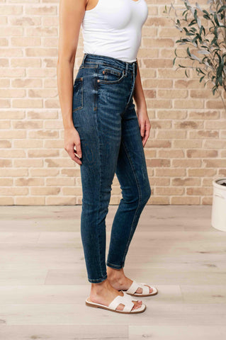 Cora High Rise Control Top Skinny Jeans - SwagglyLife Home & Fashion