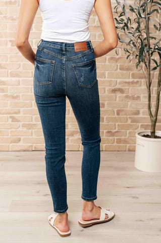 Cora High Rise Control Top Skinny Jeans - SwagglyLife Home & Fashion