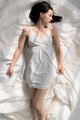 Crafted from Clouds Chemise in Heather Grey - CHEMISES photo