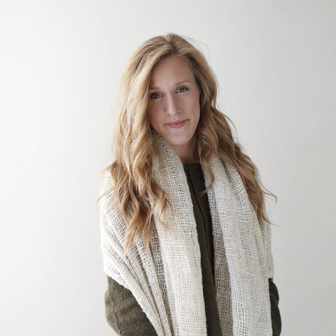 Open-weave Kenya Wool Shawl - Natural - SwagglyLife Home & Fashion