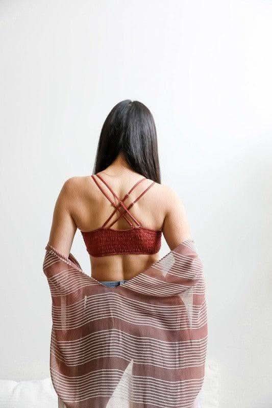 Crochet Daisy Longline Bralette - SwagglyLife Home & Fashion