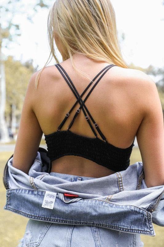 Crochet Daisy Longline Bralette - SwagglyLife Home & Fashion