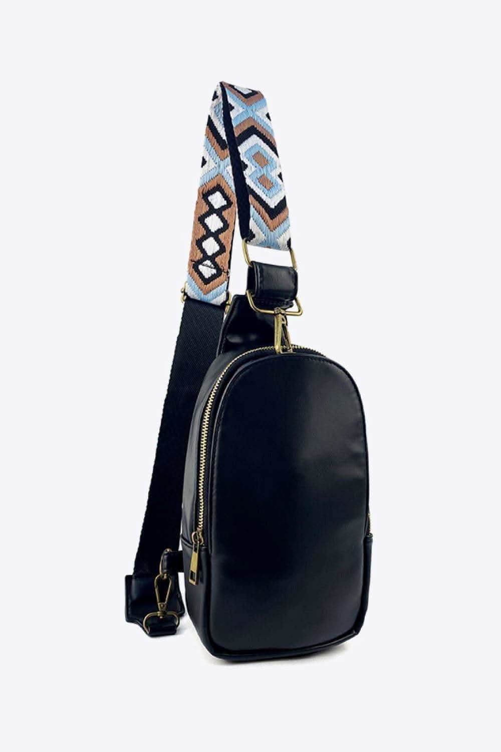 Crossbody Faux Leather Bag - SwagglyLife Home & Fashion