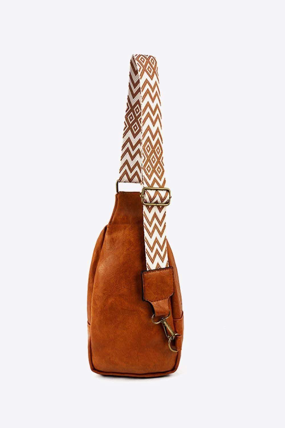 Crossbody Faux Leather Bag - SwagglyLife Home & Fashion