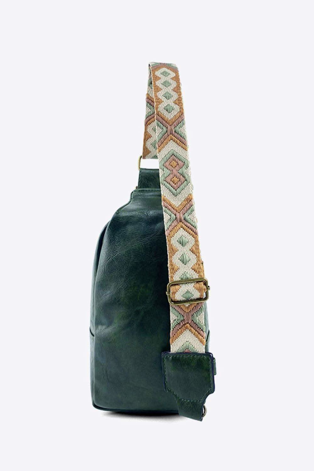 Crossbody Faux Leather Bag - SwagglyLife Home & Fashion