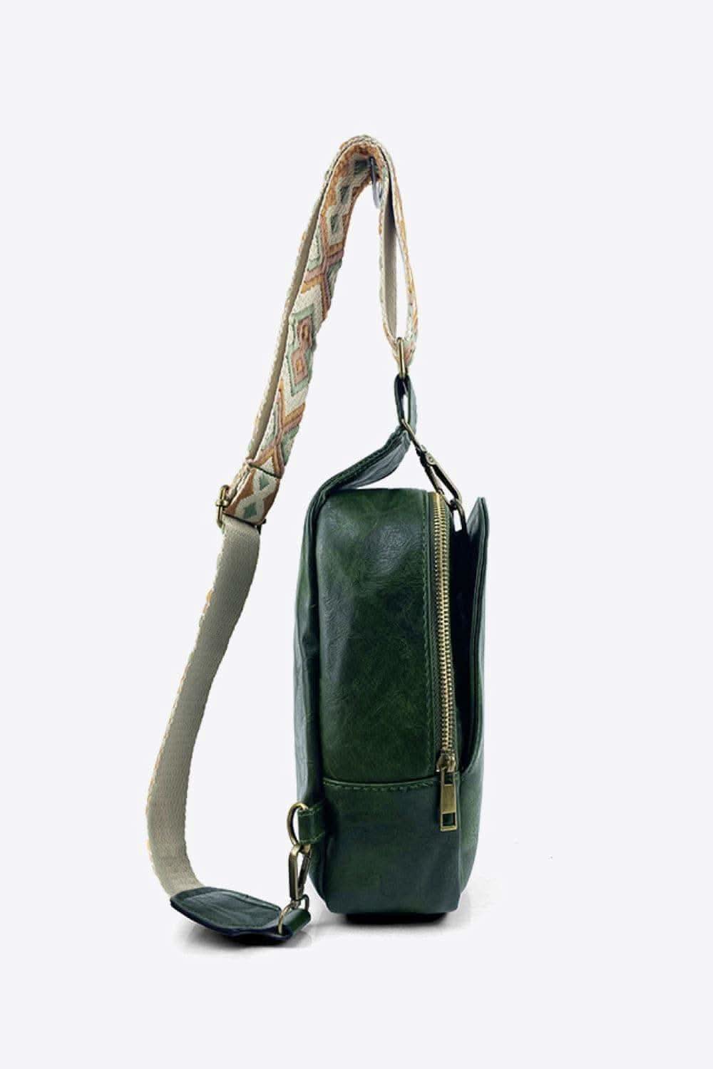 Crossbody Faux Leather Bag - SwagglyLife Home & Fashion