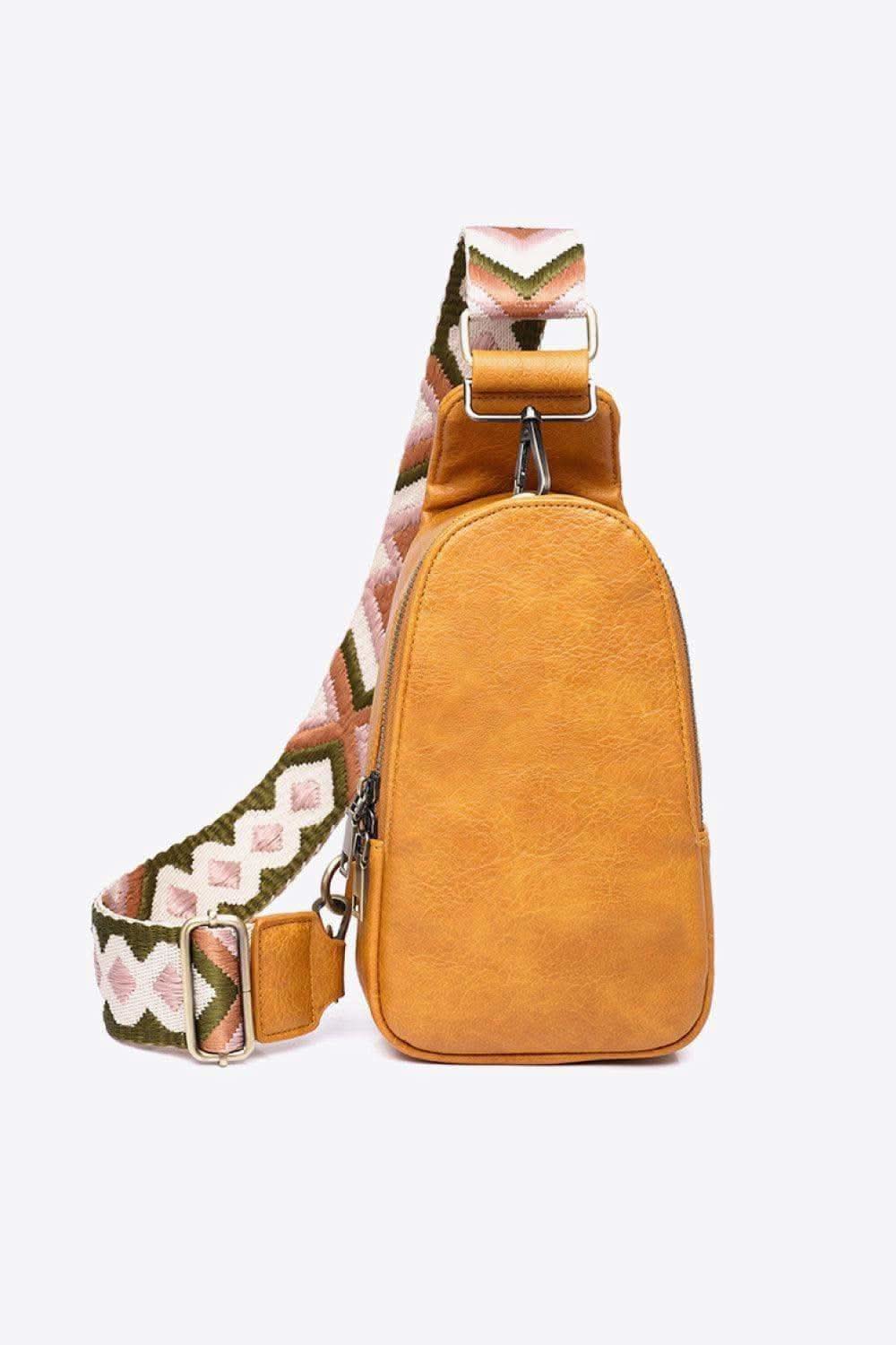 Crossbody Faux Leather Bag - SwagglyLife Home & Fashion