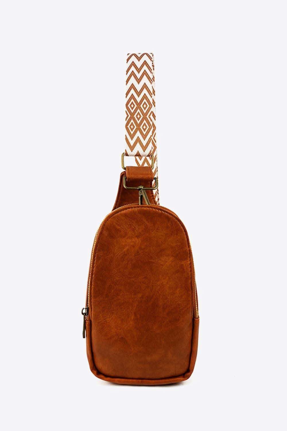 Crossbody Faux Leather Bag - SwagglyLife Home & Fashion