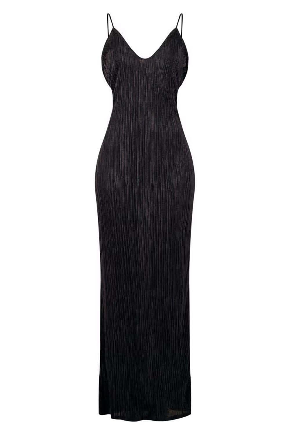 Backless Printed Maxi Cami Dress - SwagglyLife Home & Fashion