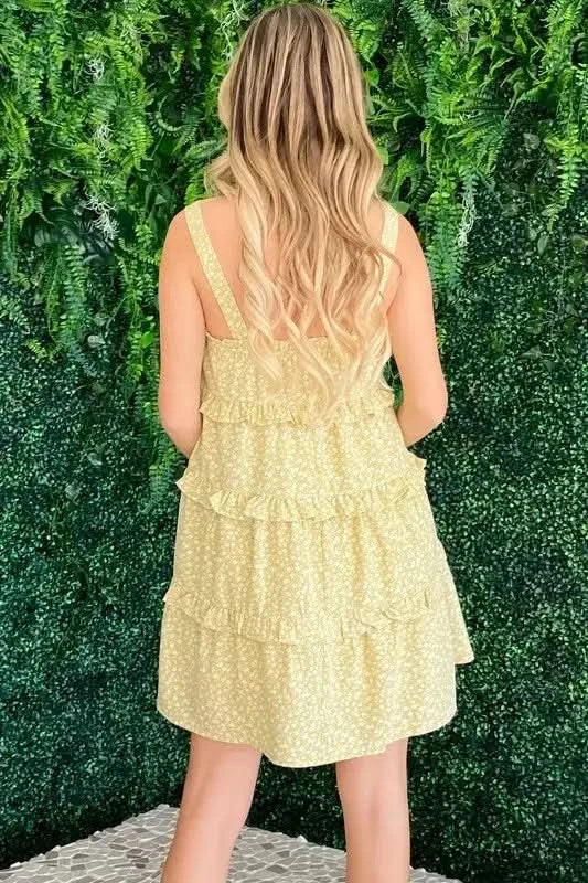 And The Why Ruffle Detailed Floral Babydoll Dress - SwagglyLife Home & Fashion