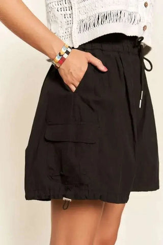 ADORA Drawstring Shorts with Pockets - SwagglyLife Home & Fashion
