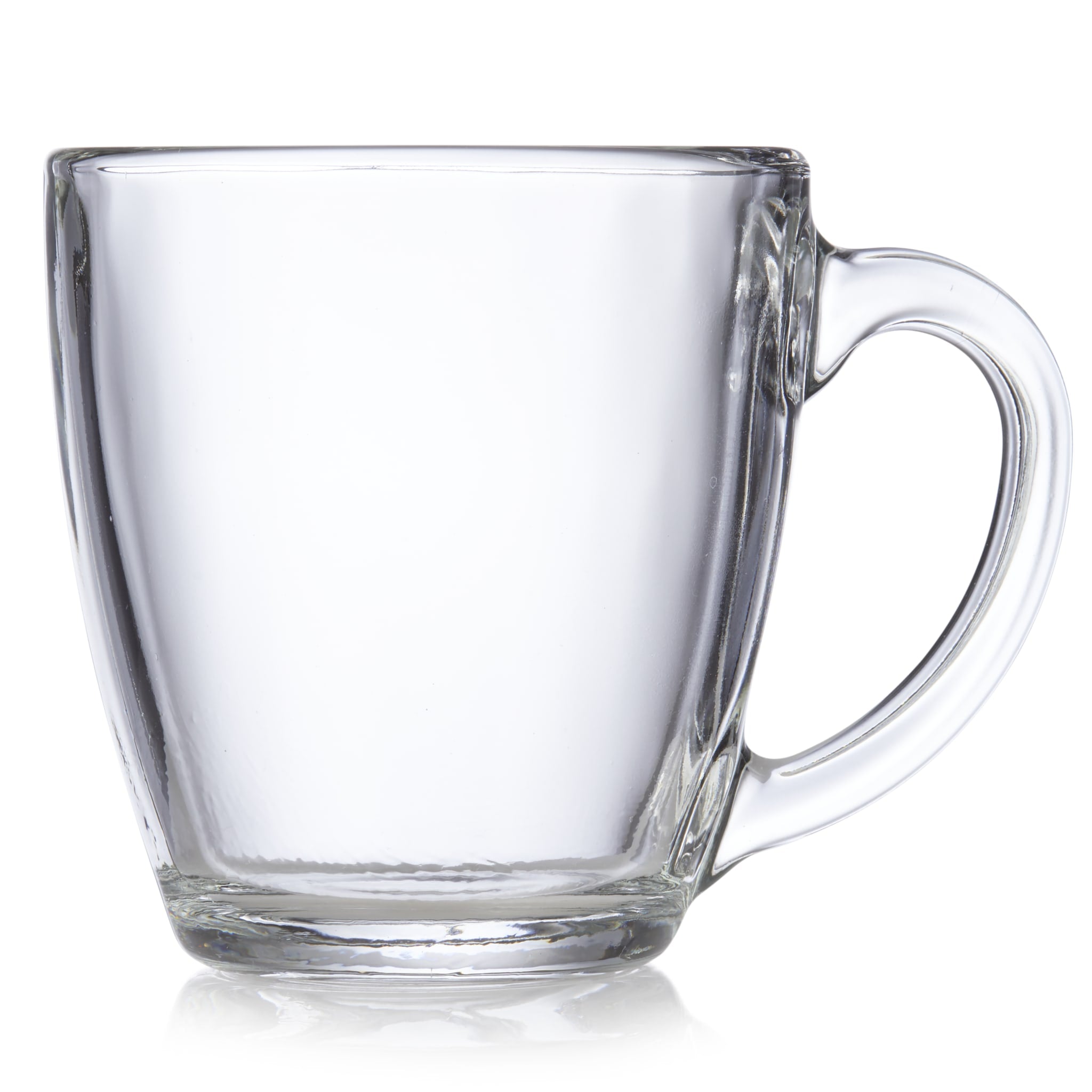 Libbey Tapered Glass Mugs, 15.5 ounce, Set of 8 in - Beverageware photo