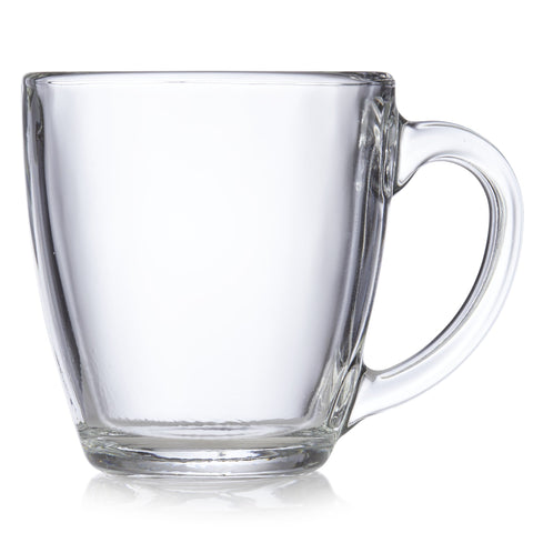 Libbey Tapered Glass Mugs, 15.5 ounce, Set of 8 in - Beverageware photo