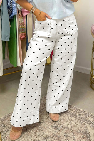 Whitley Patch Cotton Shift Pants in - Pants & Culotte photo