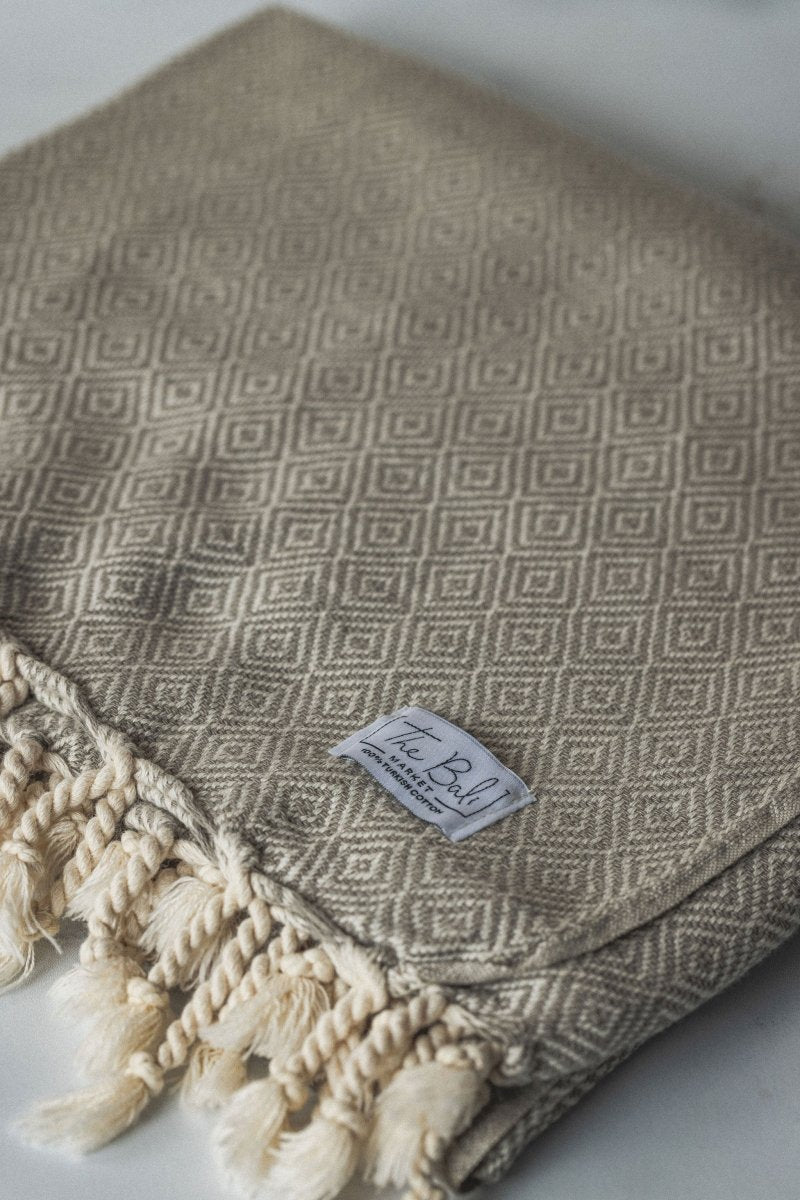 Diamond Turkish Towels – Luxurious Bath or Throw Blanket in - Bath Towels & Washcloths photo