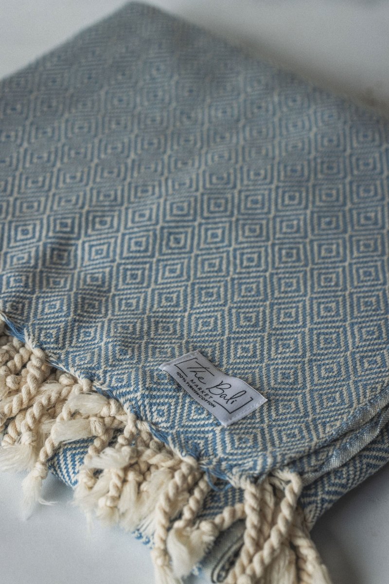 Diamond Turkish Towels – Luxurious Bath or Throw Blanket in - Bath Towels & Washcloths photo