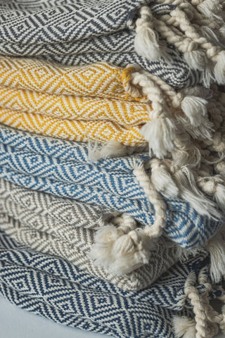 Diamond Turkish Towels – Luxurious Bath or Throw Blanket in - Bath Towels & Washcloths photo