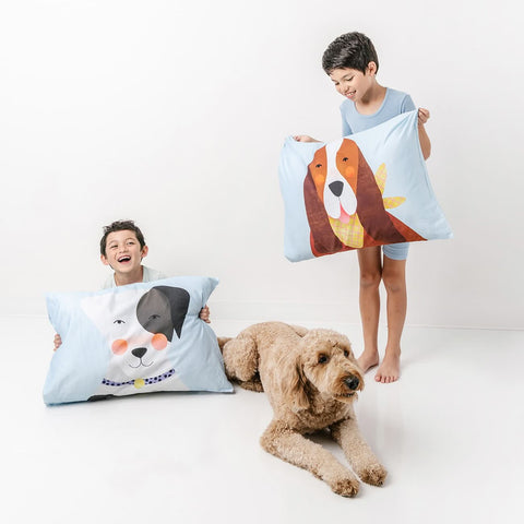 At The Dog Park Duvet & Pillowcase in - Big Kid Bedding photo
