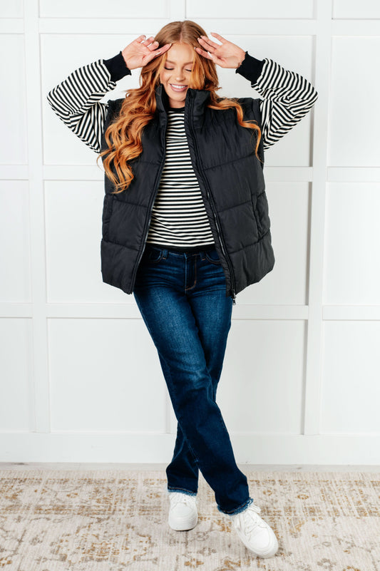 Stadium Seating Puffer Vest in - Layers photo