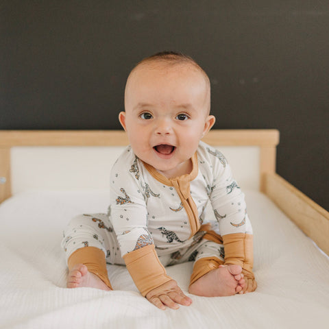 Mummy-Saurus Rex Bamboo Sleeper in - photo
