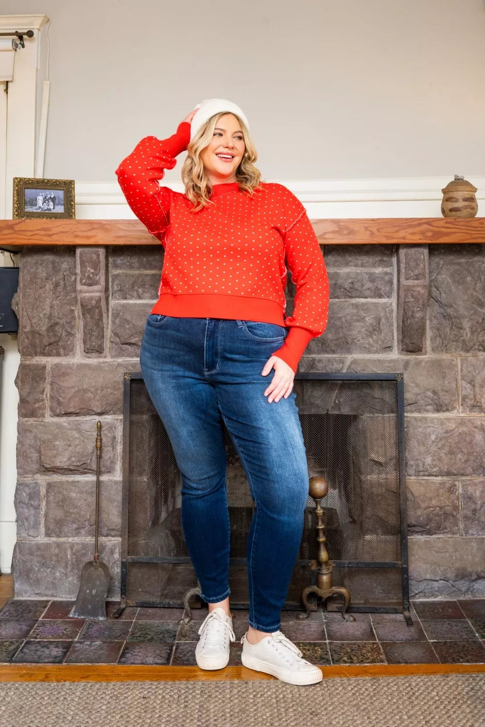 Judy Blue Full Size Washed Thermal Skinny Jeans Plus Size in - photo