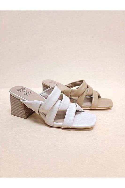 Ebie Open Toe High Heel Mules in - photo