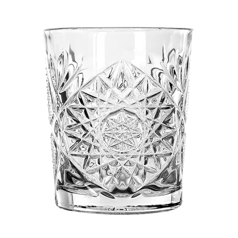 Libbey Hobstar Double Old Fashioned Glasses, 12 ounce, Clear, Set of 4 in - Cocktails and Spirits photo
